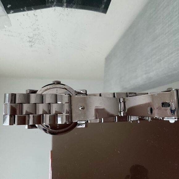 Marc Jacobs Amy White Dial Silver Stainless Steel Strap Watch - MBM3054 - Picture 7 of 10